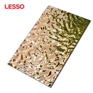 แผ่นสแตนเลส <span class=keywords><strong>LESSO</strong></span> 304 201 316 ลายคลื่นน้ำ สำหรับตกแต่ง แผงตกแต่ง โรงแรม งานวิศวกรรม - Product Image 3