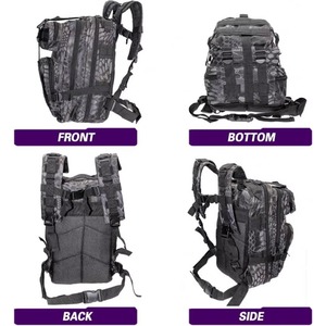 Mochila de pesca de muestra gratuita, mochila ligera para pesca con gran espacio de almacenamiento, mochila para aparejos de pesca con soporte para cañas - Product Image 4