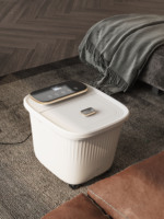 Bassin de Spa Électrique Vibrant et Massant NINGDECRIUS en Plastique pour Bain de Pieds avec Contrôle de Minuterie pour la Maison
