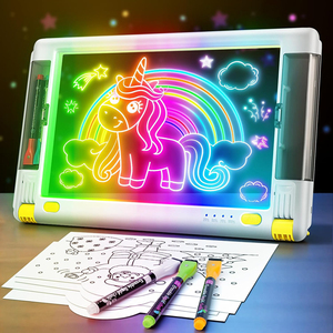 Juguetes Educativos de Aprendizaje para Niños de 3 a 8 Años, Pizarra de Dibujo, Lápiz Óptico, Álbum ABC de Plástico, Estimula la Creatividad e Imaginación - Product Image 3