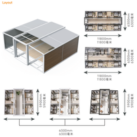 Casa Contenedor Expandible de 20 pies con Techo a Dos Aguas, Ecológica, Construcción Sostenible, Energía Solar Opcional