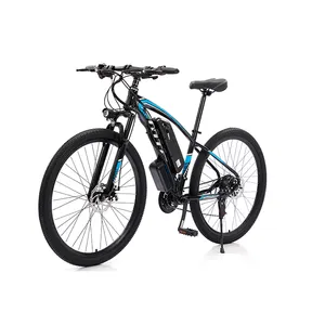 Bicicleta eléctrica de 48V y 350W, suspensión delantera barata de China, batería de bicicleta eléctrica fácil de montar