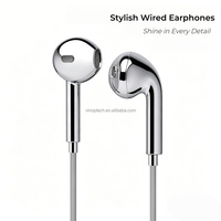 Earbud In-Ear Berkualitas Bagus, Murah, Terlaris, Tipe-C 1.2m, Kabel, Super Bass, Universal, Jack 3.5mm, Handsfree Dinamis