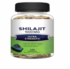 Cápsulas de Extracto de Shilajit, Fórmula de Apoyo Energético, Uso Diario, Extracto Herbal de Shilajit de Alta Potencia, Cápsulas de Extracto de Shilajit Natural - Product Image 1