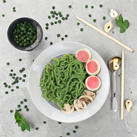 Moxiaoyu Hight Quality Low Calorie Shirataki Spaghetti Instant Food Konjac Spinach Noodles