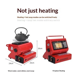 Chauffage au gaz à double combustible sécurisé, chauffage portable d'extérieur avec système de convection <span class=keywords><strong>anti</strong></span>-retour de flamme - Product Image 5