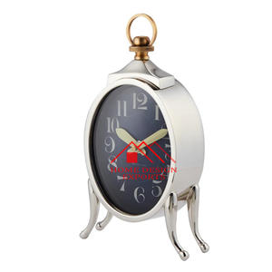 Reloj de mesa de aluminio de diseño elegante de último diseño para decoración de oficina, reloj de escritorio moderno de diseño único más vendido para Navidad - Product Image 3