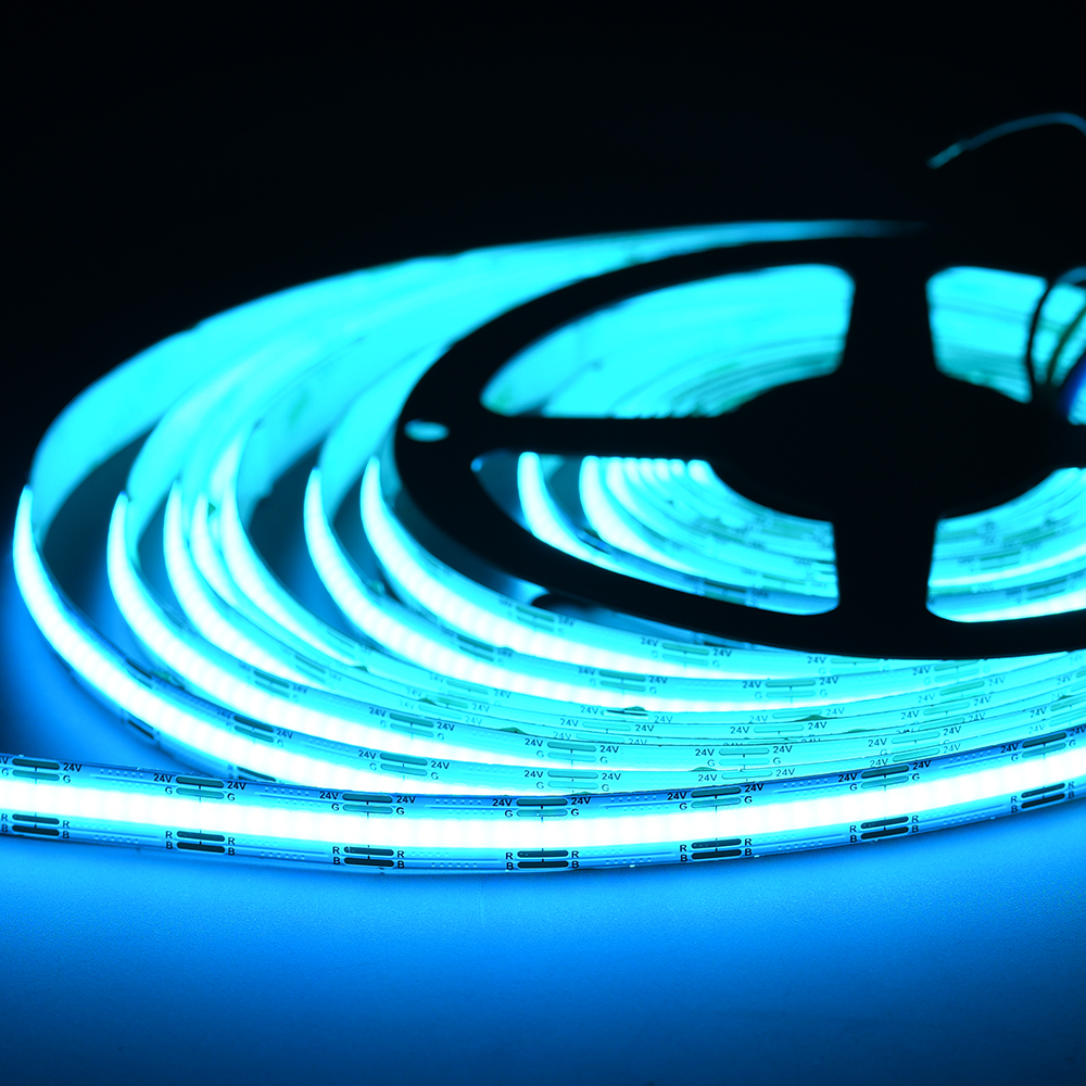 Waterproof IP20/67 COB Strip DC12v 24V Outdoor Building Light COB LED Strip Flexible RGB 18W
