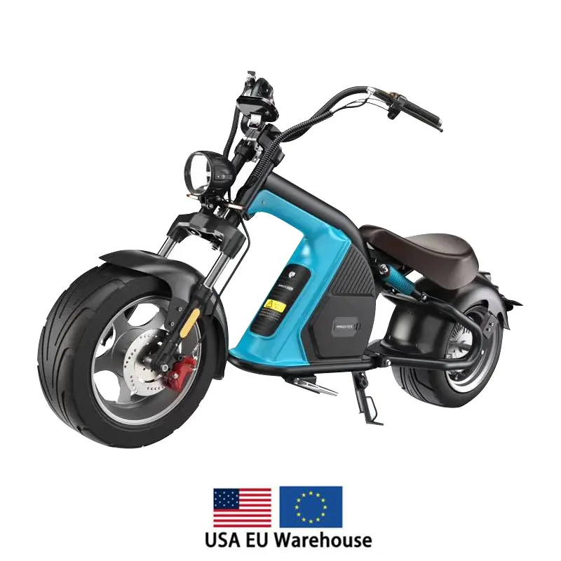 Dropshipping New Model M8 Eec Motorcycle Street Legal Chopper High Speed Electric Scooter
