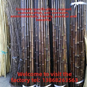 Postes Decorativos de Bambú Morado Anticorrosión para Cercas de Patio y Arreglos Florales Artificiales de Escritorio - Product Image 3