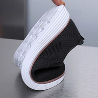 Chaussures décontractées pour hommes, en maille Fly Knit, légères, à semelle souple, faciles à enfiler, pour le printemps, l'été, l'automne, la marche quotidienne et le sport