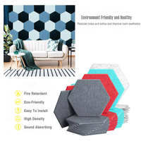 Panneaux acoustiques insonorisants écologiques et colorés en polyester pour plafond avec design graphique de haute qualité