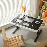 Table d'ordinateur portable pliable simple pour étudiant, idéale pour dortoir et lit, petite table d'apprentissage