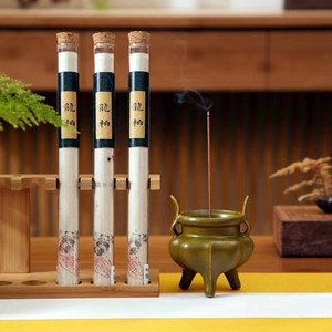 Tubos de incienso de vidrio Tianjing de 5 a 50 gramos con tapón de corcho, transparentes, para almacenamiento de madera de agar y sándalo para aromaterapia - Product Image 4