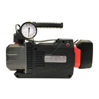 Pompe à vide portable à batterie au lithium 18V, 2 étages, sans fil, pompe à air CVC, R32 R1234YF, pompe à vide de laboratoire sans étincelles