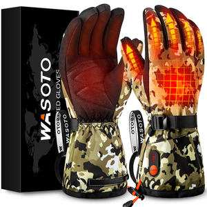 Guantes de camuflaje Wasoto para caza al aire libre, guantes impermeables calefactores alimentados por batería para pesca, nuevo diseño para invierno - Product Image 1