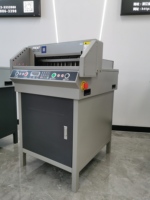 Cortadora de Papel Eléctrica FRONT en Oferta, Diseño de Guillotina Automática y Segura con Corte Máximo G450vs, Cortadora de Papel A3