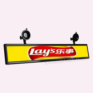 Cửa Sổ Phía Sau Màn Hình Màu Kỹ Thuật Số Biểu Tượng Cảm Xúc Màn Hình LED Hiển Thị Xe Cho Quảng Cáo - Product Image 2