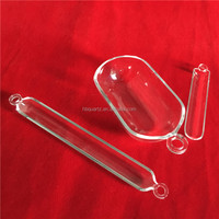 Bateau en verre de quartz de silice fondue à l'énergie solaire transparent personnalisé
