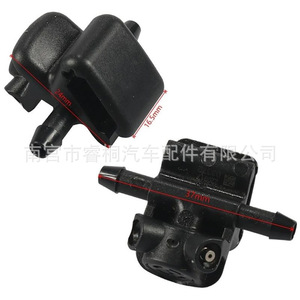หัวฉีดน้ำล้างกระจกหน้ารถซวงซวนพลาสติกเดี่ยวสำหรับเทสลารุ่น 3 Y - Product Image 2