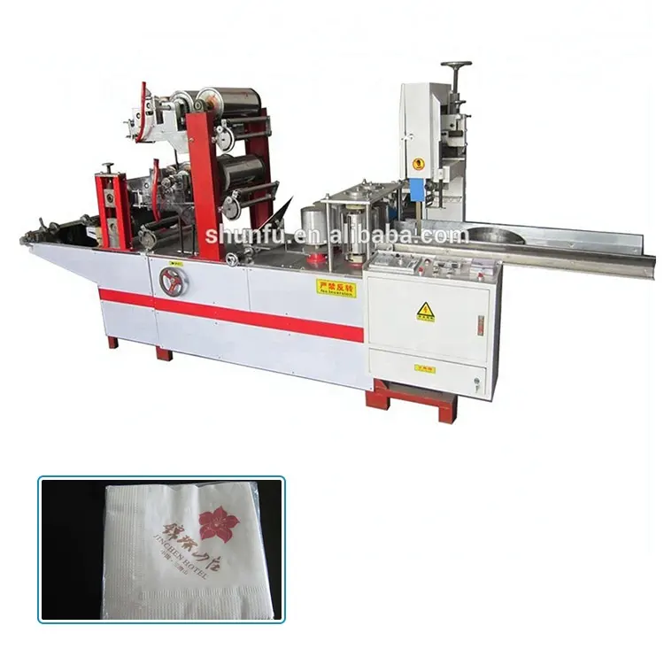 Multi fungsi efisiensi tinggi mesin cetak serbet kertas tisu bekas untuk produsen serbet