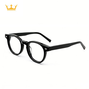 Vente <span class=keywords><strong>en</strong></span> gros de <span class=keywords><strong>lunettes</strong></span> rondes vintage, <span class=keywords><strong>lunettes</strong></span> optiques ovales rétro classiques pour hommes et femmes, monture optique <span class=keywords><strong>en</strong></span> acétate texturé avec verres correcteurs - Product Image 2