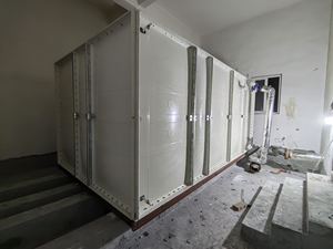 100000 ליטר מרובע אחסון מים חיתוך גדול מיכל מיכל פיברגלס מלבני מגר מלבני עבור מכונות טיפול במים - Product Image 3