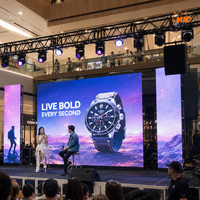 Pantalla LED de Alquiler para Interiores sin Parpadeo de 3840Hz para Lanzamiento de Productos de Relojes de Lujo, Centro Comercial, Atrio, Evento Pop-up, Fábrica