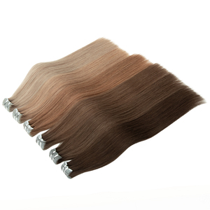 Extensions de <span class=keywords><strong>cheveux</strong></span> naturels humains adhésives ombrées professionnelles, best-seller en gros pour les stylistes de salon - Product Image 3