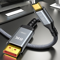 Câble USB-C vers HDMI 1.4 8K 60Hz/4K 120Hz pour projecteur, ordinateur, moniteur, ordinateur portable