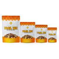Op Maat Gemaakte Food Cookie Mix Noten Verpakking Zip Lock Plastic Folie Mylar Zakken Herbruikbare Stand-Up Zakje Met Rits