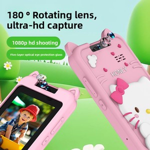 Nuova Fotocamera per Bambini ad Alta Definizione, Mini Telefono Cellulare Multifunzionale con Rotazione a 180 Gradi per Foto e Video Educativi - Product Image 3