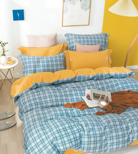 Conjuntos de Capa de Edredom de Algodão Estampado, Conjuntos de Lençóis Personalizados Macios, 3 ou 4 Peças, Conjuntos de Cama de Algodão Estampado com Fronha - Product Image 4