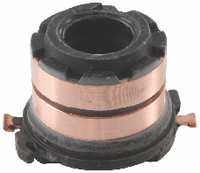 Support de balais de charbon pour anneau collecteur (dimensions : 33,3*17,4 / 30,7*7 X 2 anneaux), pour assemblages de collecteurs à anneau.