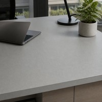 Dalle de quartz technique mate personnalisée, anti-rayures, moderne, pour plans de travail, meubles de salle de bain, hôtels et applications commerciales – Vente directe usine