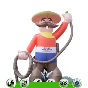 Modèle <span class=keywords><strong>gonflable</strong></span> de costume de <span class=keywords><strong>Cowboy</strong></span> de bottes gonflables de 5M à vendre - Product Image 1