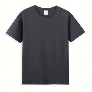 Design Oversized Plain 200gsm Cotton Boxy Fit T Shirt for Men Daily Wear Summer Streetwear Loose Heavyweight Tee - Product Image 3