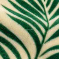 Serviette de plage en coton 100% avec impression numérique personnalisée, motif palmier tropical, service de conception sur mesure, prévisualisation 3D, faible quantité minimale de commande
