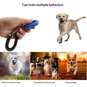 Clicker per Addestramento Cani Bicolore Ovale in ABS, Portatile con Cinturino da Polso, Vendita Diretta dalla Fabbrica - Product Image 2