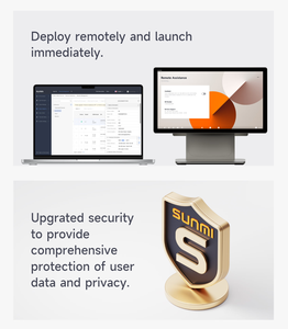SUNMI D3 PRO Android система FHD дисплей 4 + 64 Гб NFC ридер пользовательский Android 13 Pos Настольный - Product Image 5