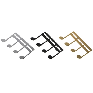 Wholesale Stainless Steel Musical <b>Note</b> <b>Book</b> Markers Multi‑Color Sheet Music Page Clips For Piano Players Gift - Product Image 1