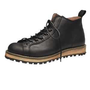 Botas de Cuero para Hombre, Modelo 2026, con Cordones, Botas de Trabajo, Botas Casuales, Botas Chukka de Cuero Retro a la Moda - Product Image 1