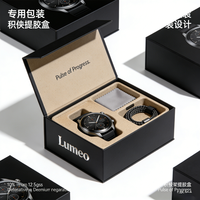 Boîte à montre en carton ondulé écologique, emballage robuste en carton, contient une montre intelligente et des accessoires avec insert