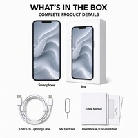 Ponsel Original I14 128GB 5G Terbuka Kunci, Kamera Ganda 12MP, Kamera Depan 12MP, Hexa Core, Nano SIM, Pasokan Grosir untuk Importir