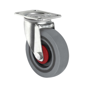 Serie T6P2 ruote girevoli ferro solido e gomma elastica resina fenolica ferro e gomma materiale ruota tipo prodotto - Product Image 1