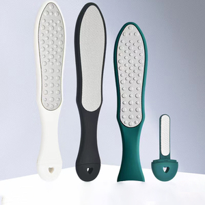 2 in 1 ayak bakımı pedikür Metal yüzey aracı kullanılan sert cilt kaldırmak ıslak kuru ayak dosya nasır sökücü - Product Image 2