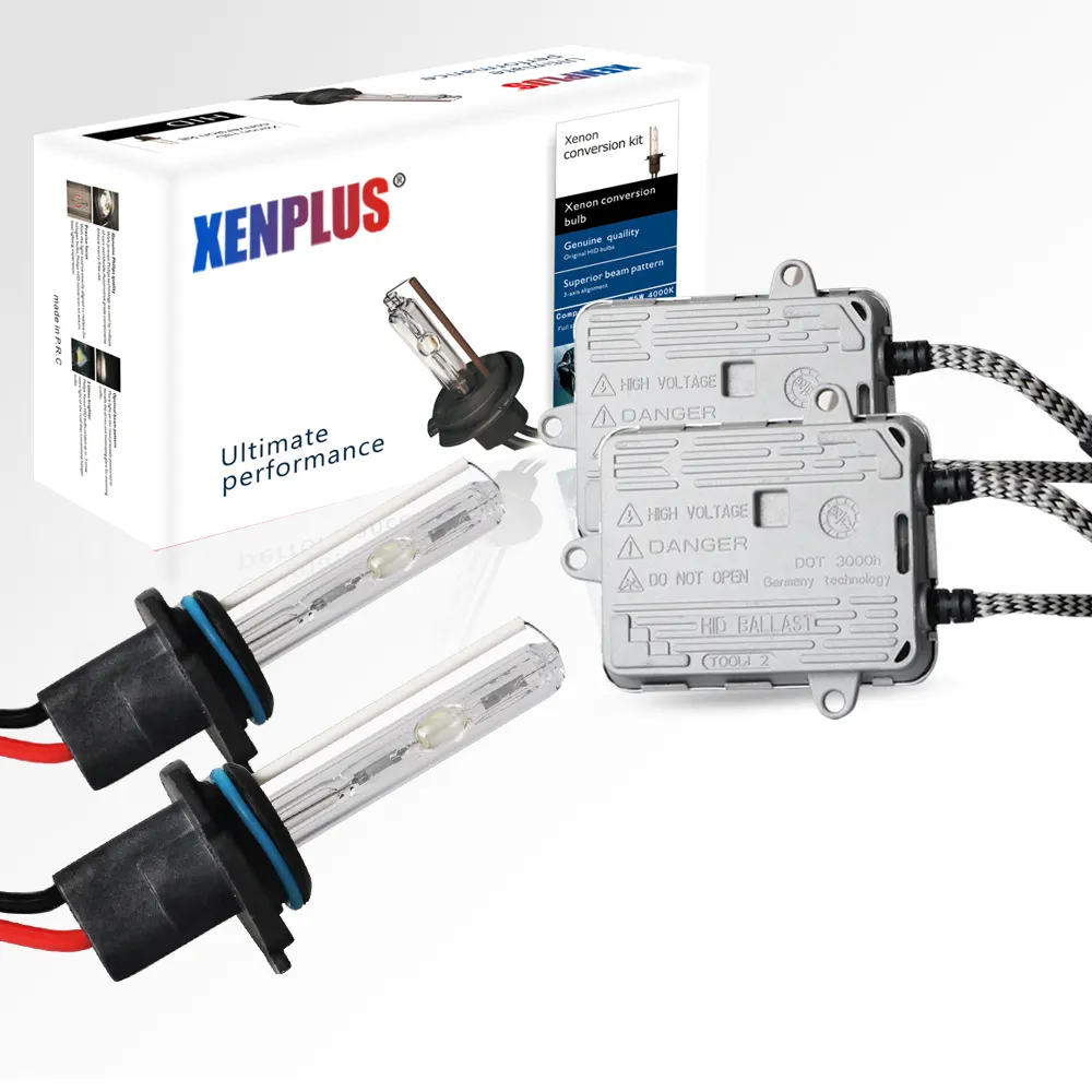 Xenplus חשמלי רכב HID פנס 9005 12V 35W 3000K 4300K 6000K 8000K 12000K 30000K קסנון HID המרה קיט