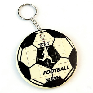Football Circular Puzzle Keychain Plastic Toy OEM Personalized Customization Party Event Souvenir Brand Gift Factory Wholesale