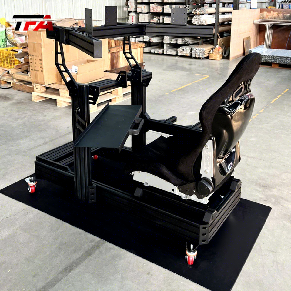Direct Drive Sim Racing Rig Cockpit Kit Aluminum Profile Seat Bracket ...