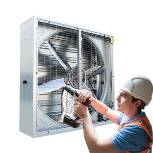 Exhaust <b>Fan</b> Industrial Sheds Floor Standing Industrial Wall Mount Ventilation with Duct <b>Axial</b> <b>Flow</b> - Product Image 1